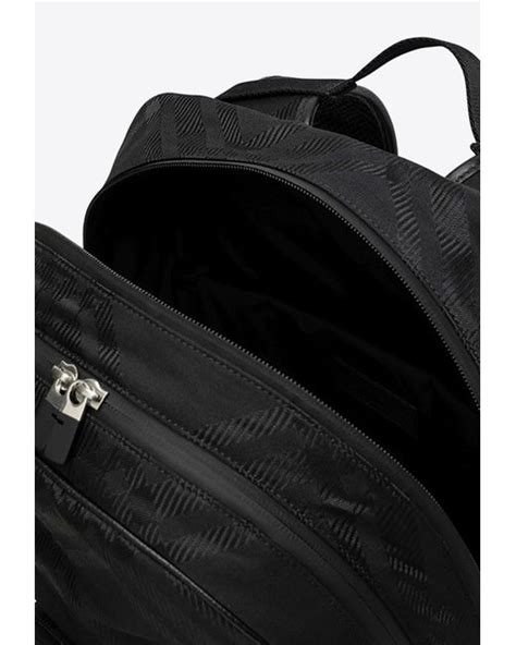 burberry london nylon collection simple backpack|Burberry Jacquard Check Nylon Backpack .